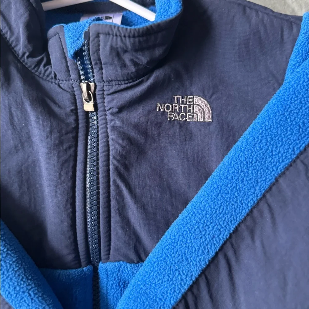 The‎ North Face Kids Blue and dark blue Puffer Jacket